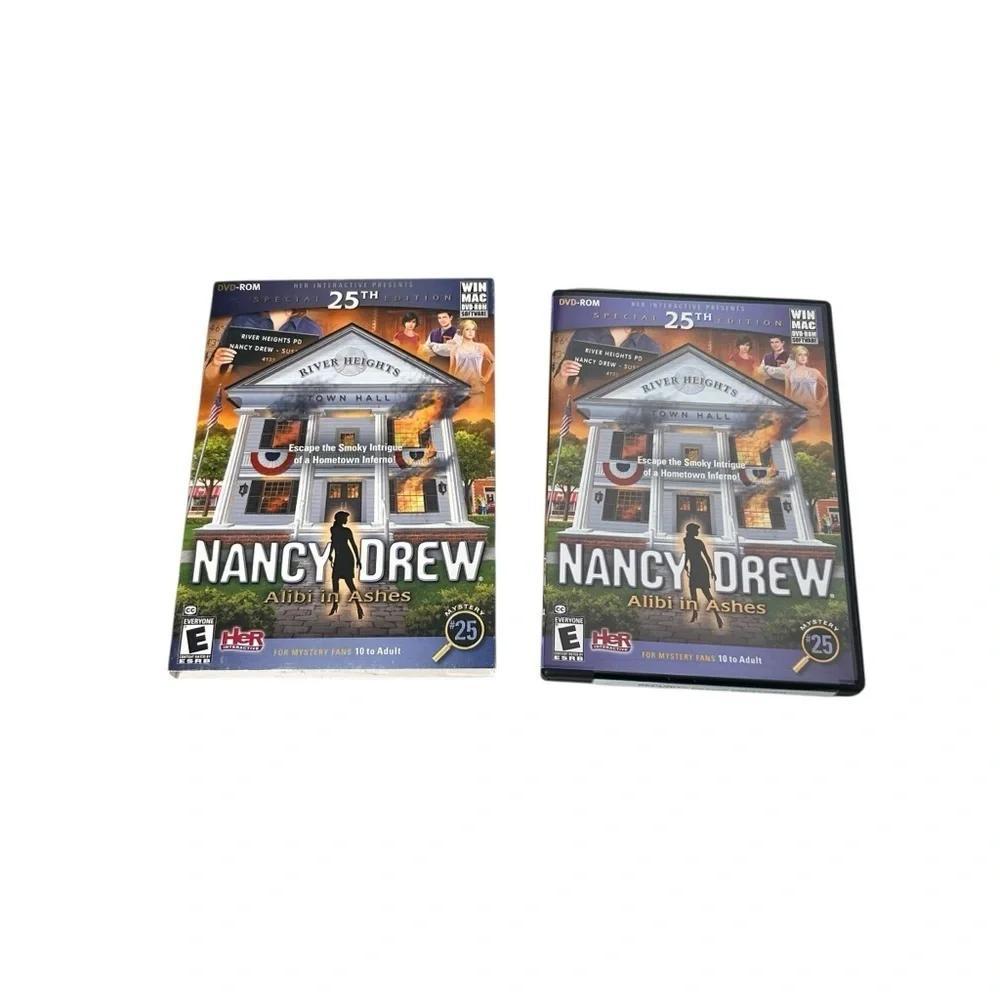 Nancy Drew Special Edition Alibi in Ashes #25 PC CD-ROM Computer Mystery Game